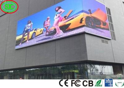 Chine Écran polychrome extérieur P10 d'affichage à LED le grand imperméabilisent l'intense luminosité au-dessus de l'écran visuel du mur LED de 7200cd LED à vendre