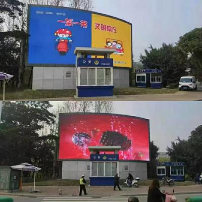 China El panel flexible al aire libre interior video curvado alta definición de la pantalla de la pantalla 500x500m m P3.91 P4.81 LED de la pared del LED en venta