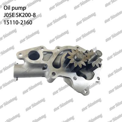 China J05e Sk200-8 Sk210lc-8 Sk250-8 Sk260lc-8  Diesel Engine Oil Pump 15110-2160 15110-2160a For Hino for sale