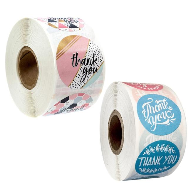 2025 New Design Fast Shipping Roll Self-Adhesive Labels Color Printing Pvc Roll Labels Customization for Packaging