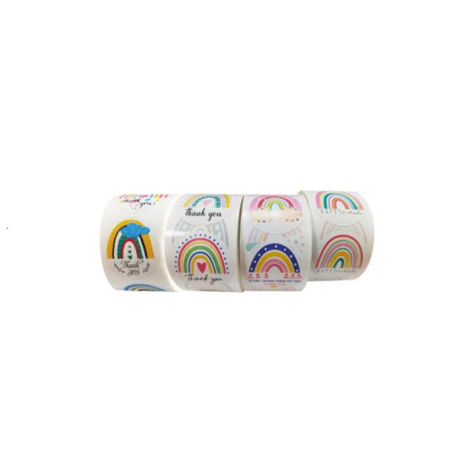 2025 New Design Fast Shipping Roll Self-Adhesive Labels Color Printing Pvc Roll Labels Customization for Packaging