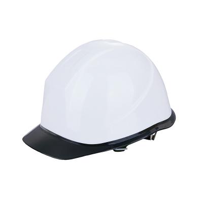 China Construction Bi-color Brim ABS Head Protection Safety Helmet with Ratchet Adjustment for sale