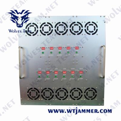 China Multi Bands 135-6000Mhz Vehicle Signal Jammer 1000 Meters Range For DDS IED Bomb for sale