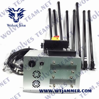 Chine High Power Vehicle Jammer Shockproof UHF800/900 Walky-talky VHF WIFI5.8g Cell Phone 5G Signal Jammer à vendre