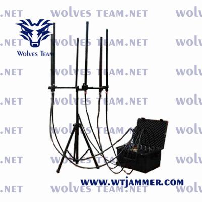 China High Power Waterproof Outdoor Wireless Signal Jammer 2g 3G 4G 5g Jammer Omni Directional Antennas for sale