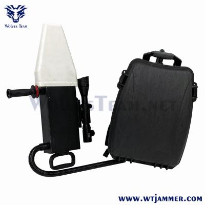 China 3000M Military VIP Protection Drone Signal Jammer Security Backpack GPS WIFI5.8G for sale