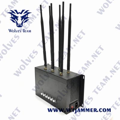 China Low Frequency 30W Indoor Signal Jammer Adjustable Power Function for sale