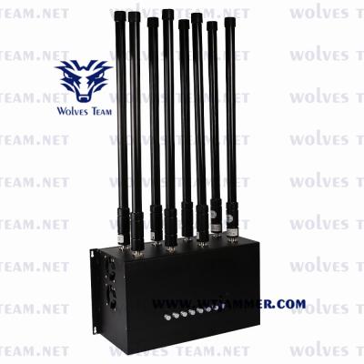 China 8 Bands Adjustable Customized GSM 2g 3G 4G 5g All Phone Signal Jammer for sale