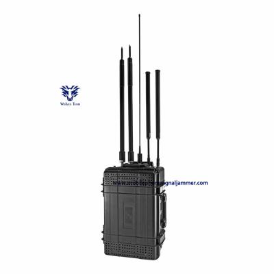 China All In One Waterproof Outdoor 25-6000MHz Signal Jammer High Gain Omni-directional Antennas up to 2000 meters for sale