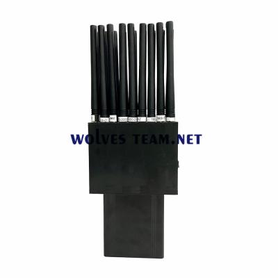 China 18 Bands Portable 2G 3G 4G 5G Jammer  All GPS L1 L2 L5 Lojack WiFi GPS RF 315/433/868MHz Jammer Up To 30M for sale