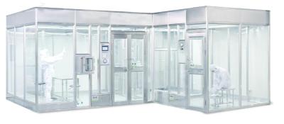 China Modular Plastic Curtain Class 10000 Clean Room Booth for sale