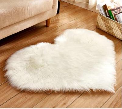 China Quarto de cama colchões de piso de pele de ovelha cobertores laváveis tapetes personalizados à venda