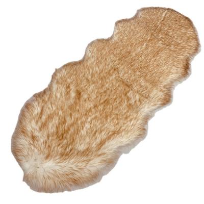 China Bench Faux Fur Pad Floor Fur Rug Home Textile for sale
