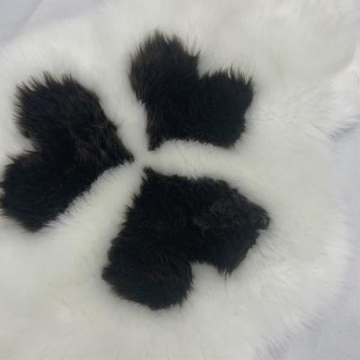 China 6 pies de piel de oveja almohadillas de piel peluda esponjosa alfombra para el banco en venta