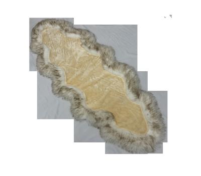 China Bedroom Washable Faux Sheepskin Chair Pad For Seat PELT for sale