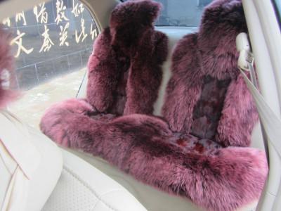 中国 ユニバーサル 羊毛 羊皮 カーシート クッションカバー 販売のため