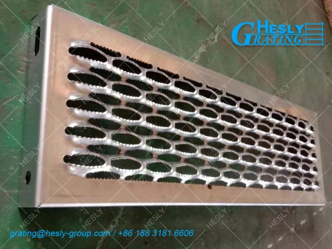 metal safety grating perforated shark mouth