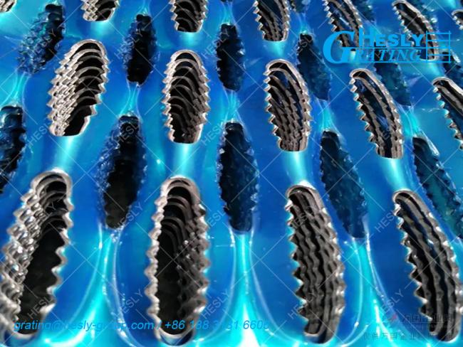 perforated shark mouth safety grating