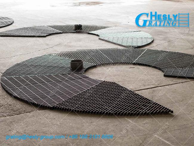 sector steel bar grating