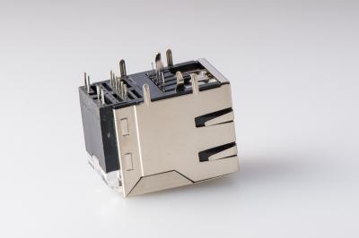 China Shielded  USB Female Connector 8P8C RJ45 Modular Jack  Ethernet With Transformer for sale