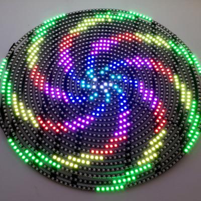 China Addressable RGB DC5V 24leds IC-build in WS2812B SK6812 LED Circle for sale