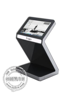China High Brightness 32 Inch Touch Screen Kiosk Display Computer Or Android Configuration,  Cute Z-shaped Stand for sale