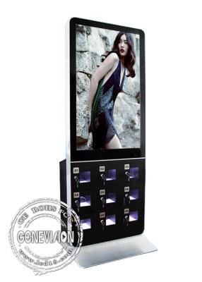 China Indoor 42 Lcd Advertising Player , Commercial Cell Phone Charging Lockers 1920*1080 for sale