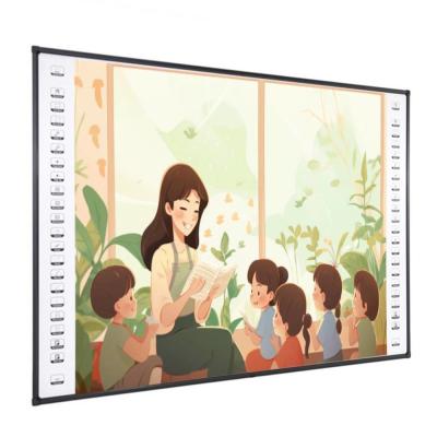 中国 Infrared Interactive Whiteboard IR Touch Frame USB Port 82 Inch 10 Points Smart Whiteboard White Board For Nursery Kids 販売のため