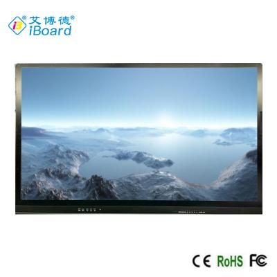 Chine tableau blanc interactif de moniteur d'écran tactile de 32G EMMC 65 pouces, Android 9, vue en aluminium à vendre