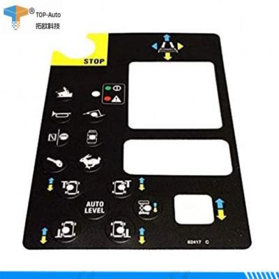 China Platform Control Panel Decal 82417GT 82417 For Genie GS-2668 RT GS-3384 GS-3390 GS-4390 GS-5390 for sale