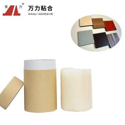 Chine Polyéthylène jaunâtre PUR-5837B de colle de travail du bois de PUR d'adhésifs chauds blancs de fonte à vendre
