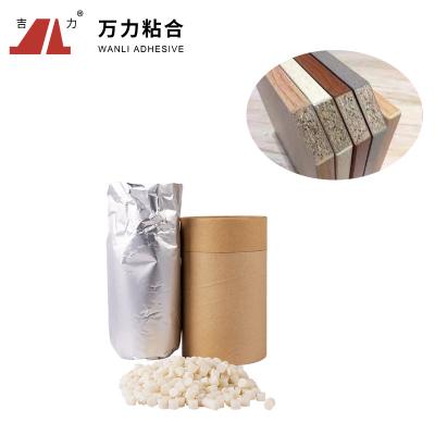 China Polyurethane White Edgebanding Hot Melt Adhesives Woodworking PUR PUR-7563A for sale
