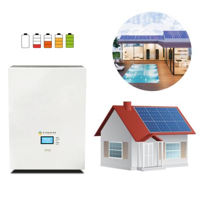 China Power Wall Off Grid Hybrid Inverter Solar ESS Home LiFePO4 Lithium Battery 48V100Ah 10KWh Patented Technologies for sale