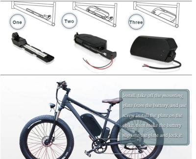 China Baterias elétricas traseiras 36v 10ah das bicicletas da bateria 250W da bicicleta da cremalheira E à venda