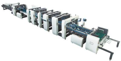 China 1mm-10mm Corrugated Box Folder Gluer Machine 250m/Min High Speed for sale