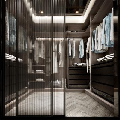 China CORDIAL Built In Modern Customized Wardrobe With LED Light for sale