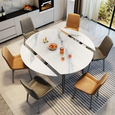 Chine Table à manger ronde et extensible de luxe avec chaises à vendre