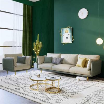 China Tamaño personalizado Sofá de sala de estar seccional con esponja de alta densidad en venta