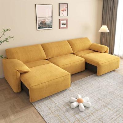 Китай Квартира Королевская мебель Кожаный диван Высокая плотность Губка Настройка секционный диван продается