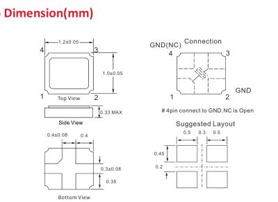 중국 32MHz 48MHz 50MHz 96MHz SMD1210 쿼츠 크리스탈 SAW RESONATOR SAW FILTER 판매용