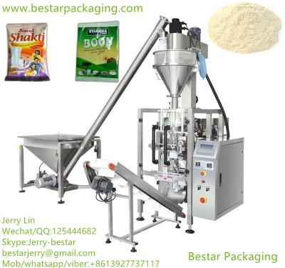 China Certified full automatic flour packaging machinery with Auger filler,spiral conveyor,Product conveyor,pack 1kg,2kg,3KG for sale