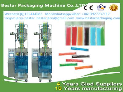 China Automatic liquid frutis syrup packing machine form bestar packaging machine for sale