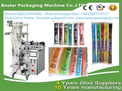 China Automatic Vertical Packaging Machine Forliquid frutis syrup ice pop filling  bestar packaging machine for sale