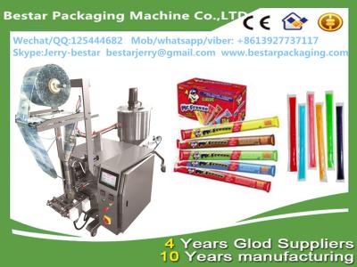 China stainless steel high quality ice lollipop packaing machine liquid frutis syrup packing machine bestar packaging machine for sale