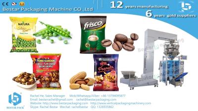 China 500g granular food snack pouch weighing and packaging machine BSTV-550AZ for sale