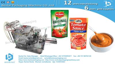 China Bestar doypack machine for zipper bag with two rotor pumps and 8 working station for sale