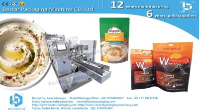 China Hummus zipper pouch automatic packaging machine [Bestar] doypack machine for sale