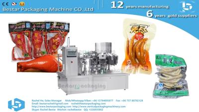 China Doypack machine 8 station with feeding cup and liquid pump vacuum packaging for sale