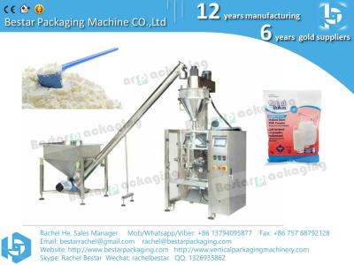 China Automatic powder packing machine flour packaging machine with auger filler and screw feeder for sale