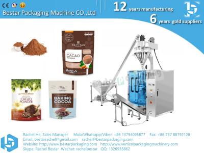 China 500g 1kg 2kg chocolate powder packing machine with function of feeding, filling and sealing for sale